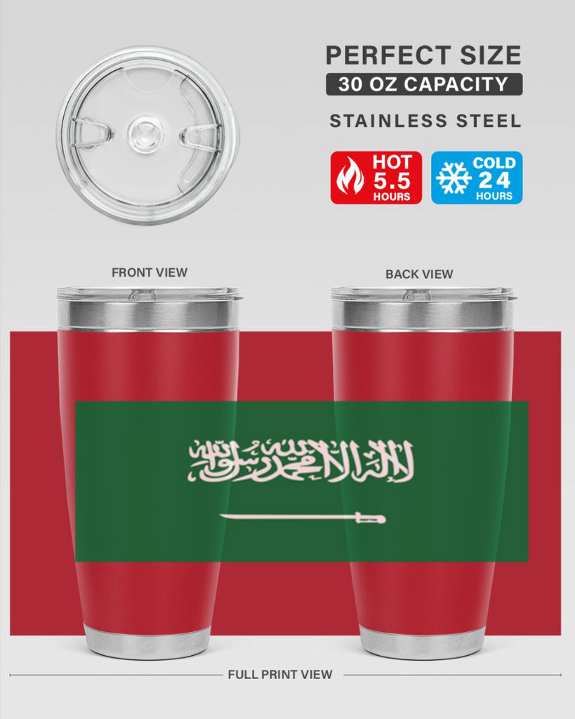 Saudi Arabia 46#- world flags- Tumbler