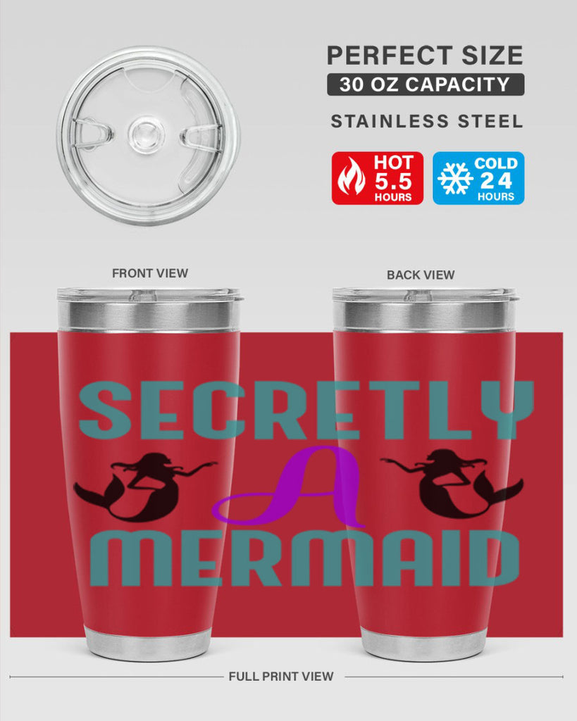 Secretly A Mermaid 578#- mermaid- Tumbler