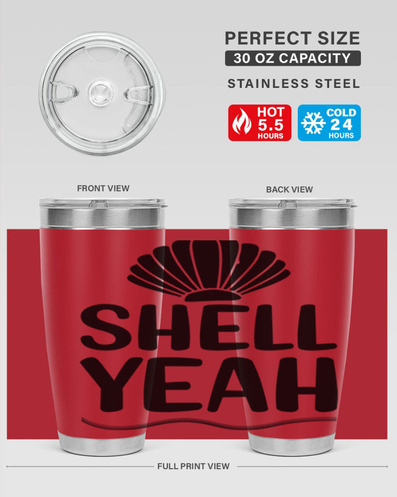 Shell yeah 597#- mermaid- Tumbler