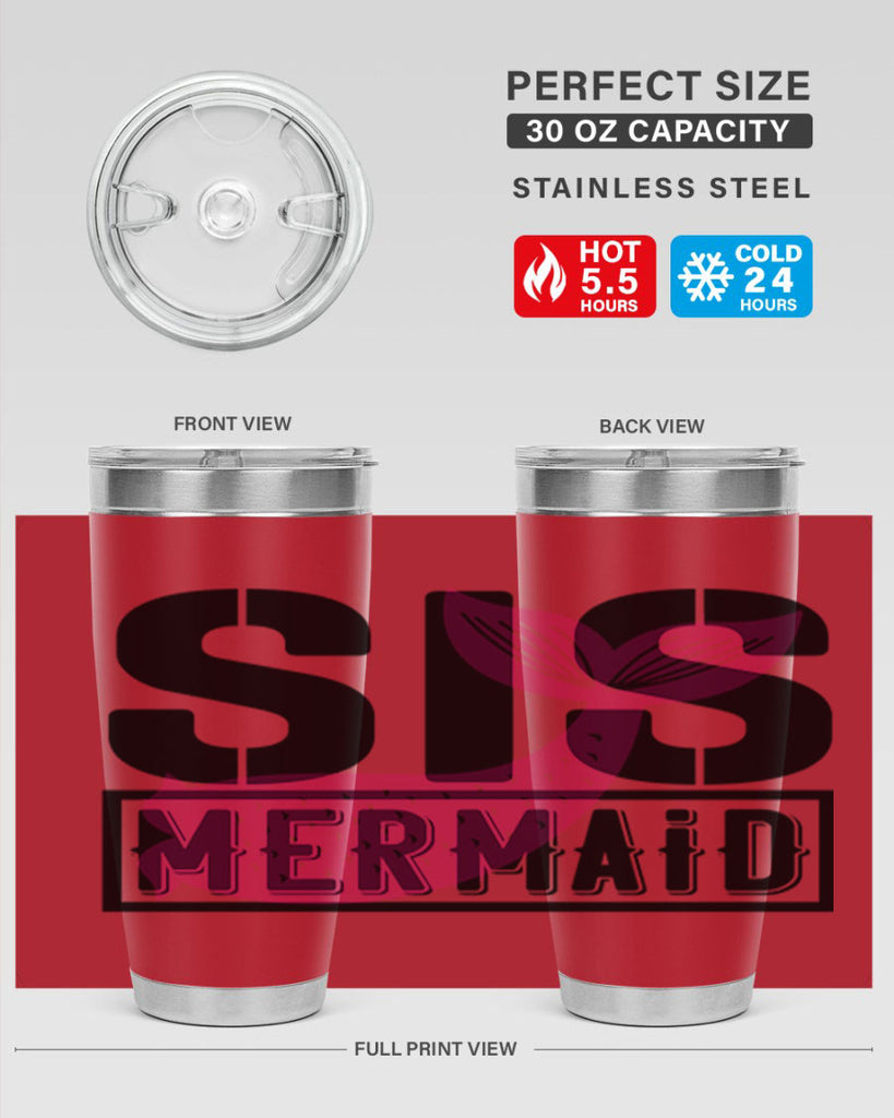 Sis mermaid 599#- mermaid- Tumbler