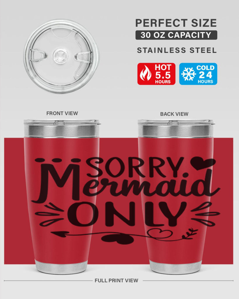 Sorry mermaid only 612#- mermaid- Tumbler