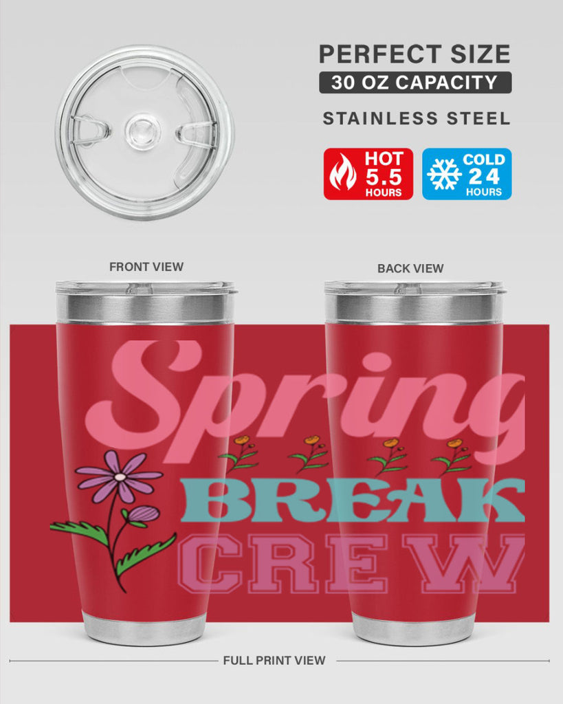 Spring Break Crew  484#- spring- Tumbler