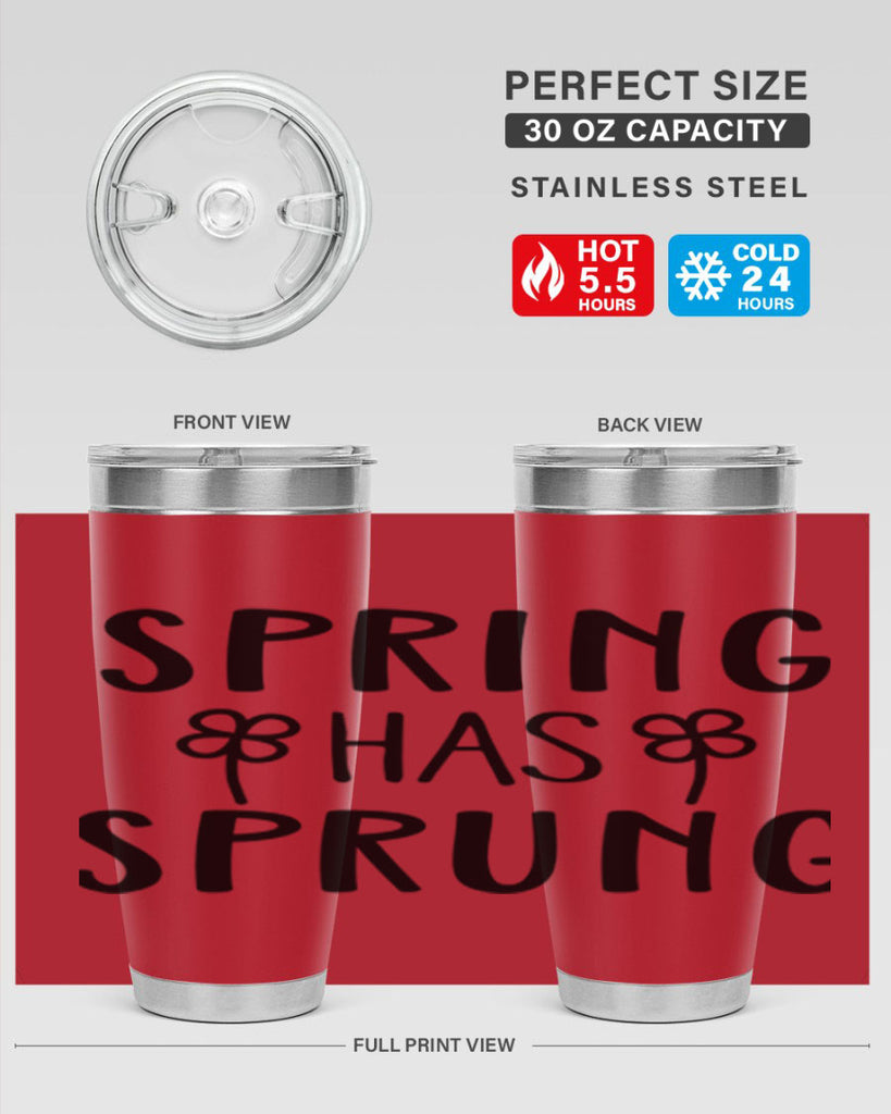 Spring has sprung design  490#- spring- Tumbler