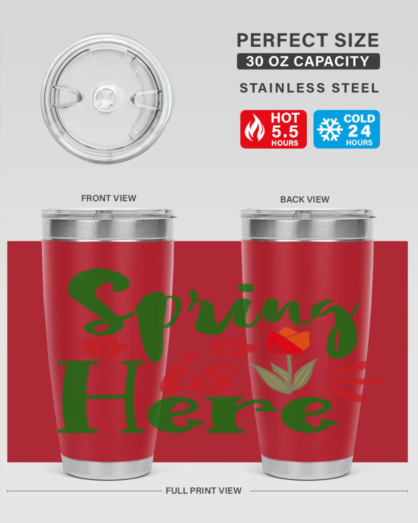 Spring is Here 497#- spring- Tumbler