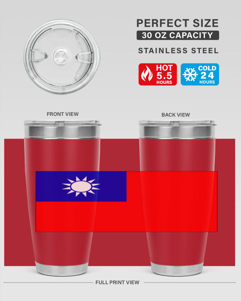 Taiwan 26#- world flags- Tumbler
