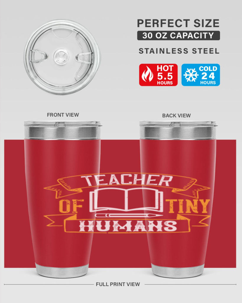 Teacher of tiny humans Style 15#- teacher- tumbler