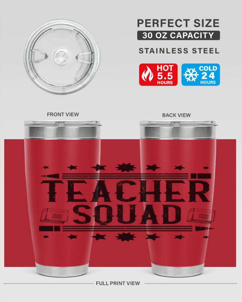 Teacher squad Style 14#- teacher- tumbler