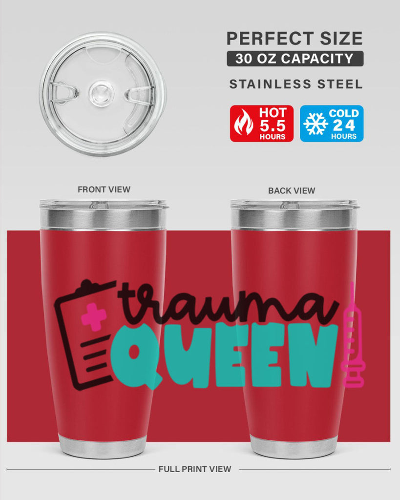 Trauma Queen Style Style 11#- nurse- tumbler