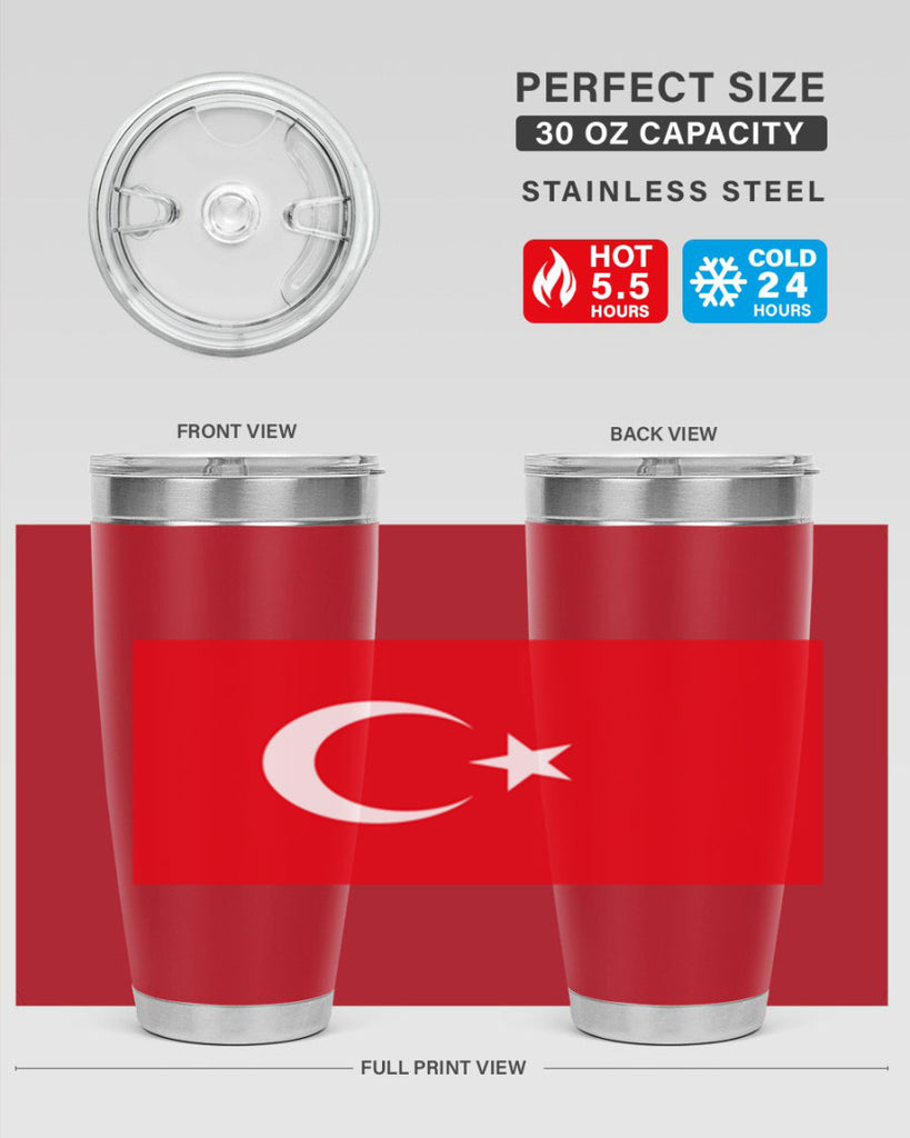 Turkey 17#- world flags- Tumbler