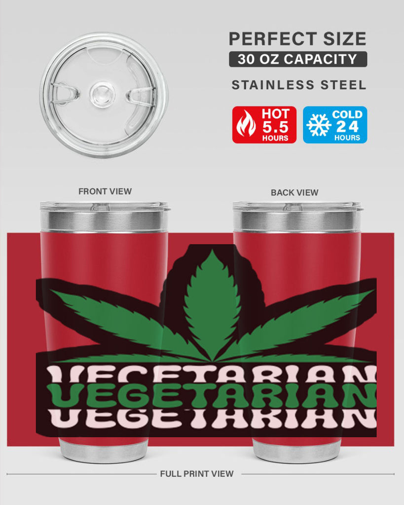 Vegetarian 271#- marijuana- Tumbler