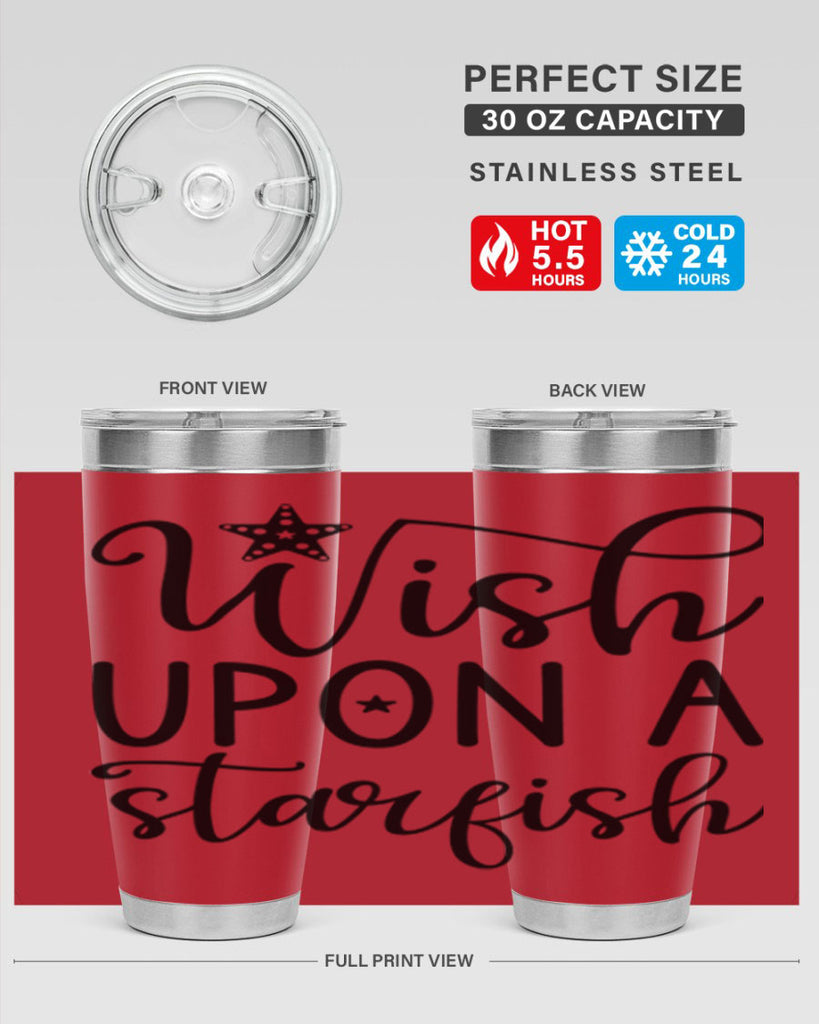 Wish upon a starfish  602#- spring- Tumbler