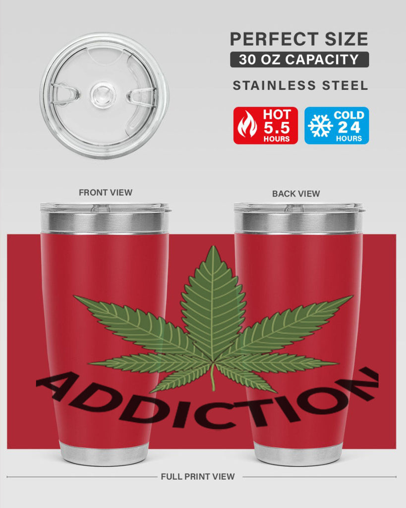 addiction cannabis 8#- marijuana- Tumbler