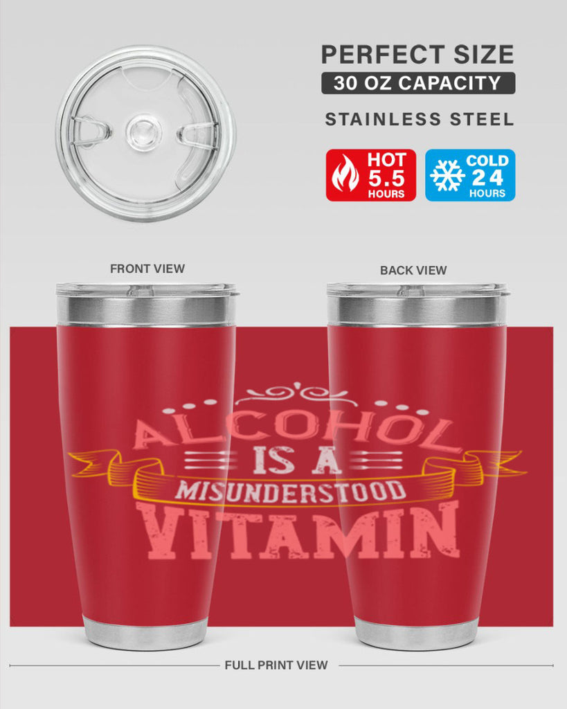 alcohol is a misunderstood vitamin 50#- cooking- Tumbler