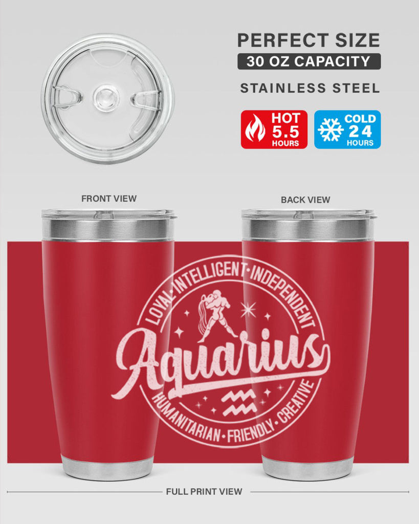 aquarius 77#- zodiac- Tumbler