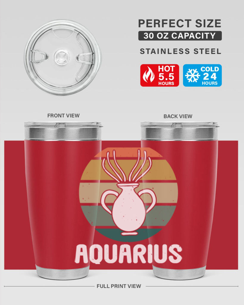 aquarius 78#- zodiac- Tumbler