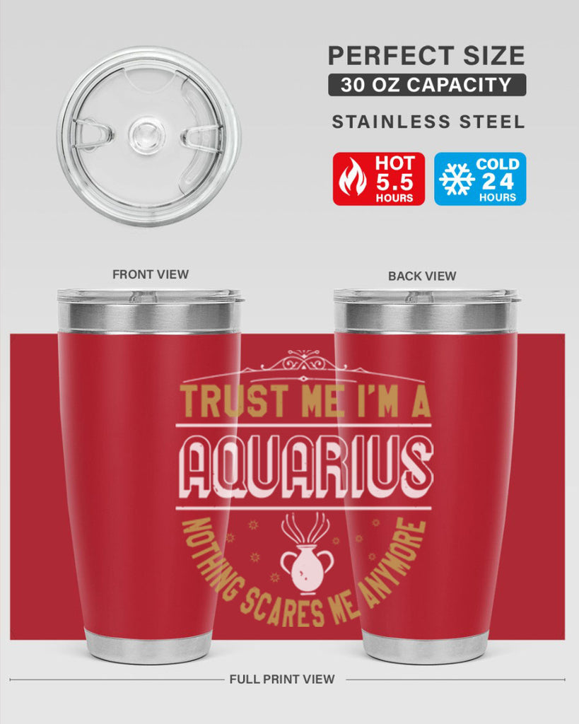 aquarius 87#- zodiac- Tumbler