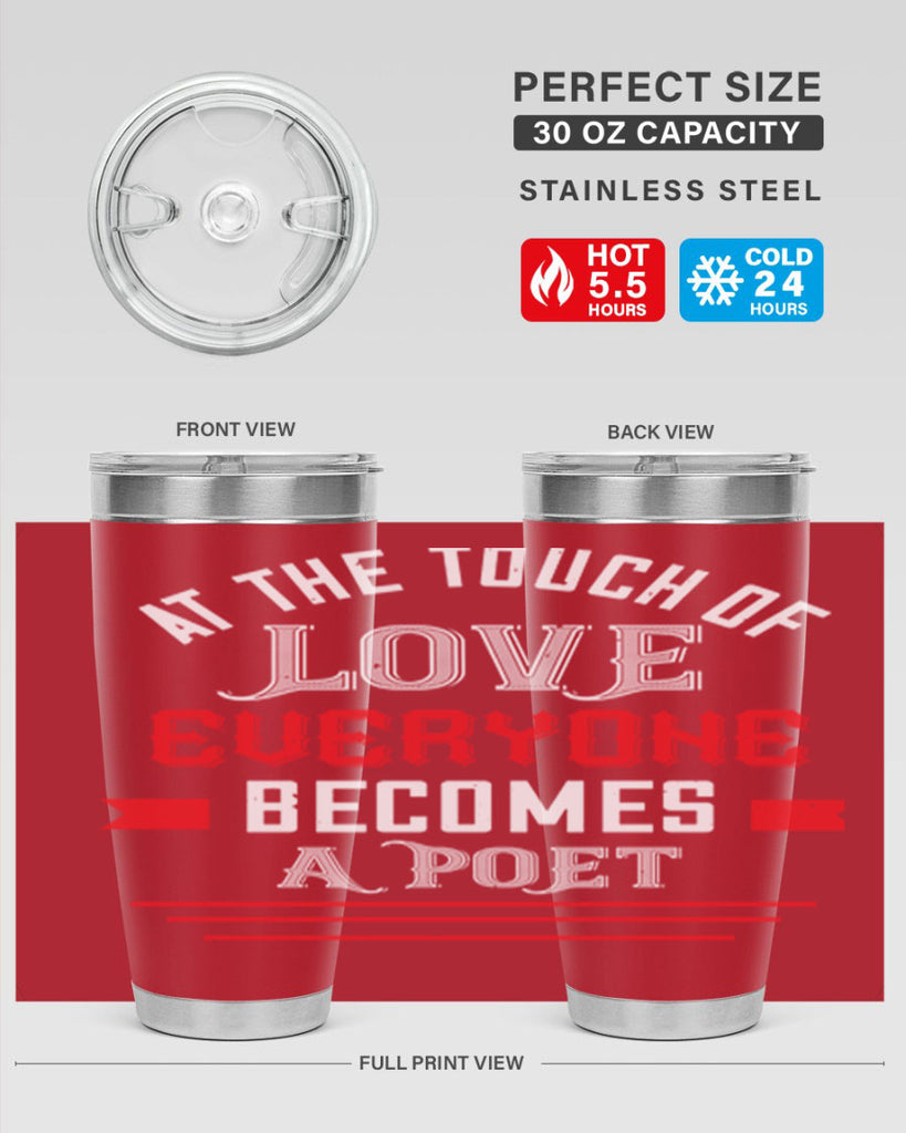 at the touch of love 69#- valentines day- Tumbler