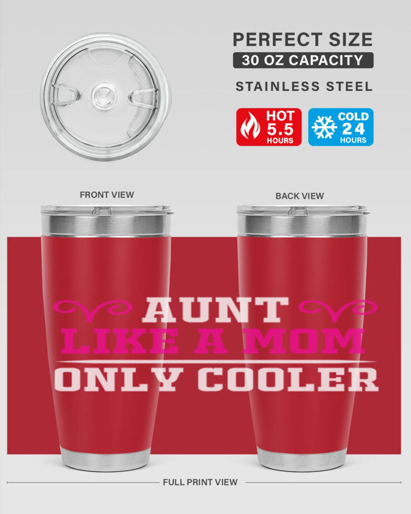 aunt like a mom only cooler 216#- mom- Tumbler