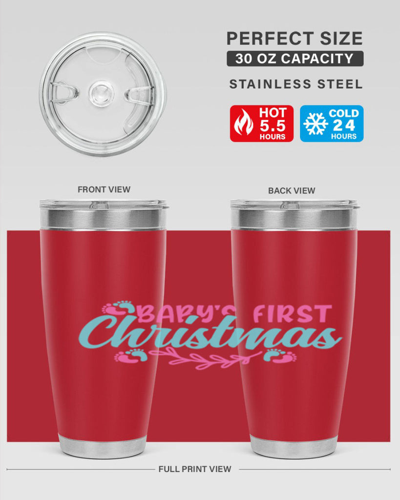 babys first christmas Style 287#- baby- tumbler