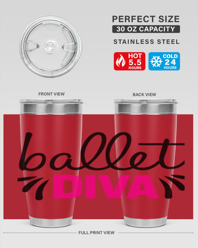 ballet diva 3#- ballet- Tumbler