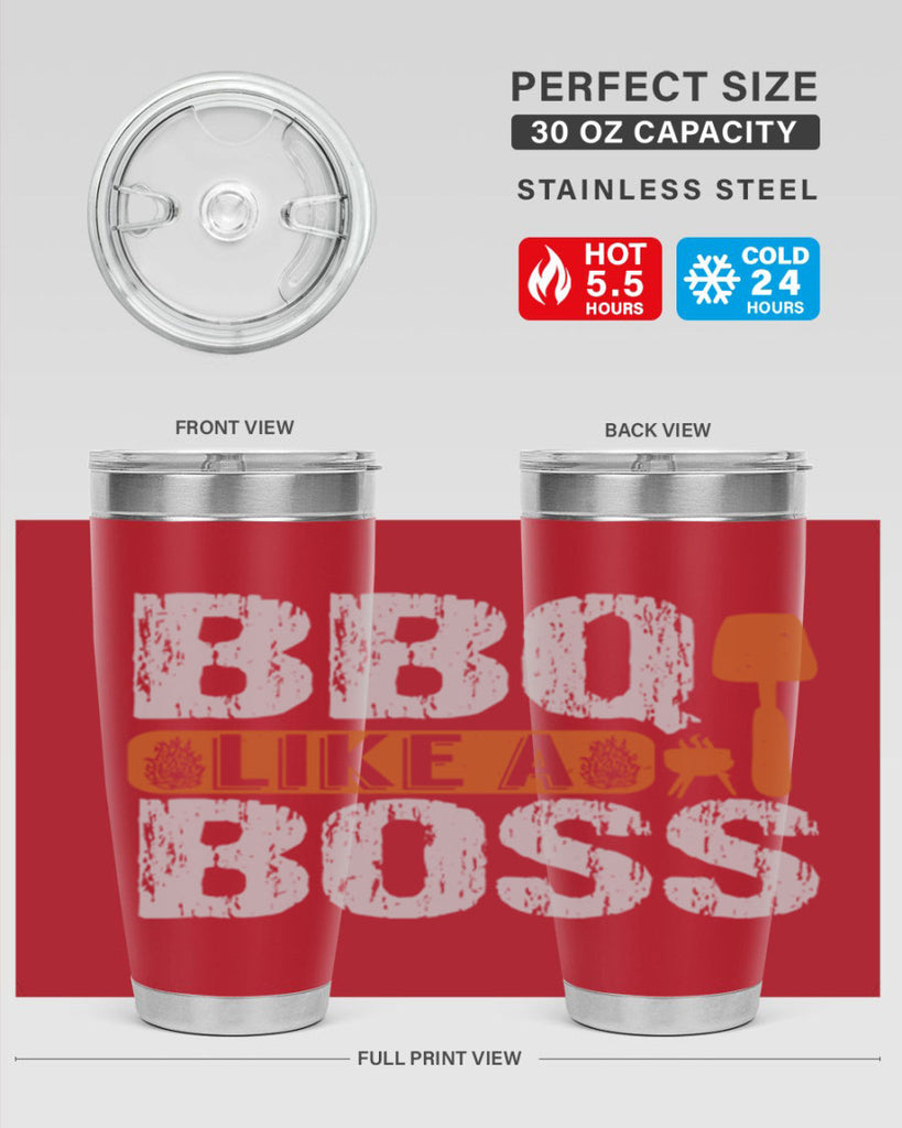 bbq like a boss 6#- bbq- Tumbler