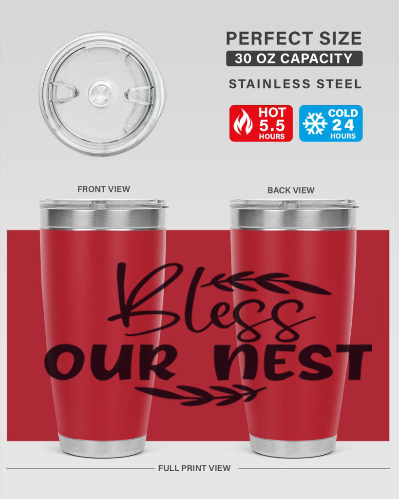 bless our nest 85#- home- Tumbler