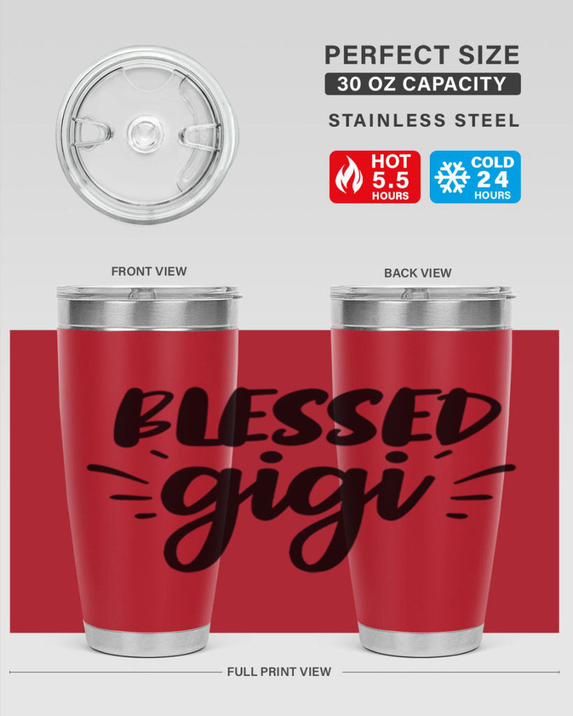 blessed gigi 64#- grandma - nana- Tumbler