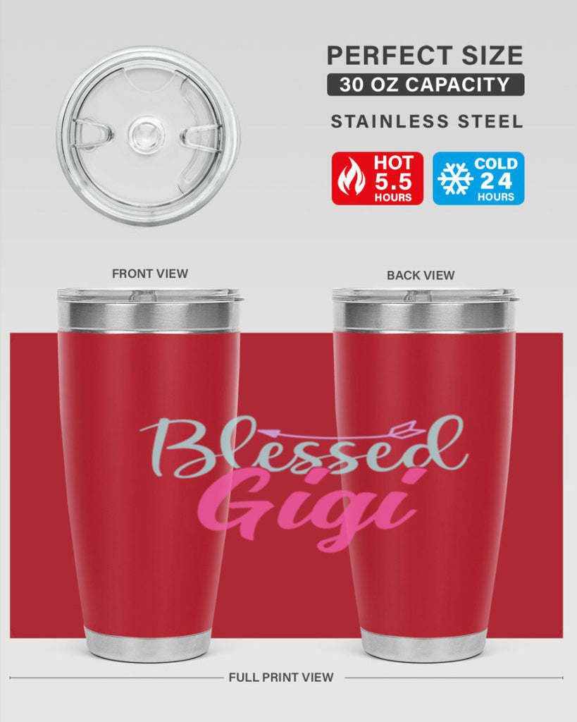 blessed gigi 65#- grandma - nana- Tumbler