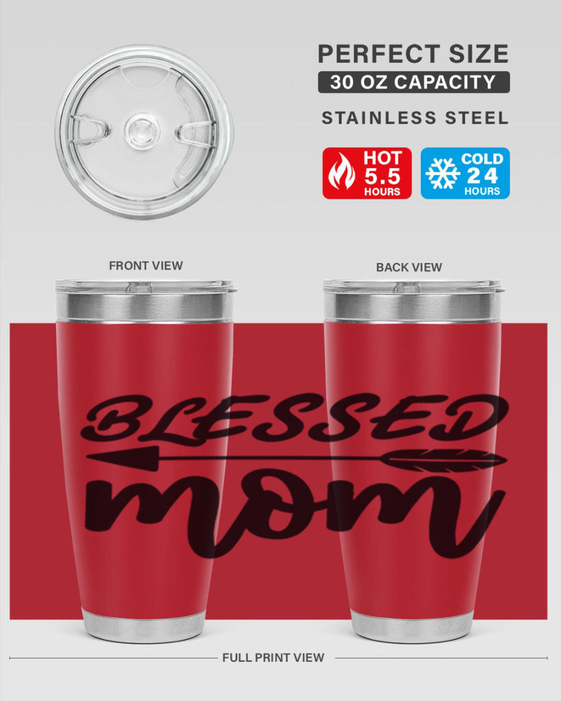 blessed mom 270#- mom- Tumbler