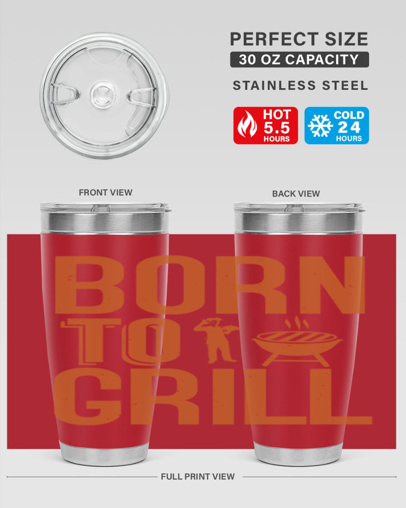 born to grill 1#- bbq- Tumbler