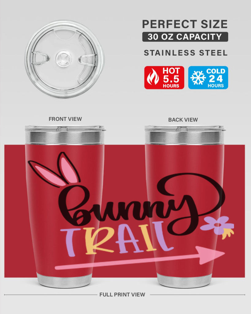 bunny trail 67#- easter- Tumbler