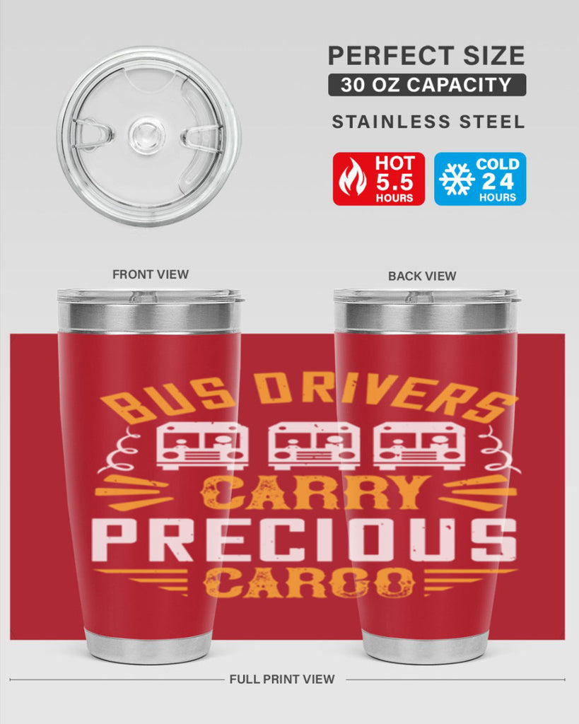 bus drivers carry precious cargo Style 39#- bus driver- tumbler