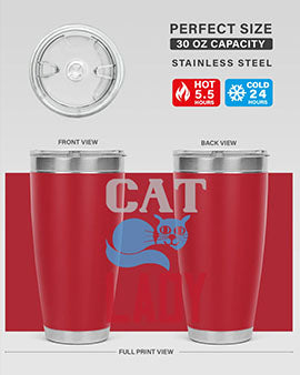 cat lady Style 31#- cat- Tumbler