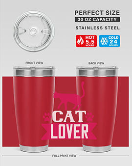 cat lover Style 32#- cat- Tumbler