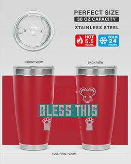cats bless this home Style 36#- cat- Tumbler
