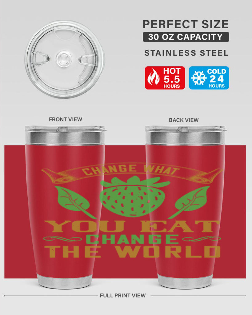 change what you eat change the world 146#- vegan- Tumbler