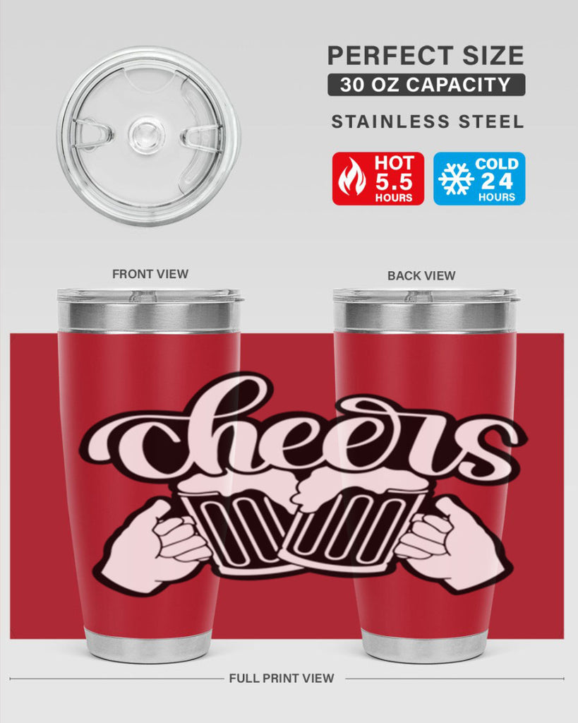 cheers 44#- beer- Tumbler