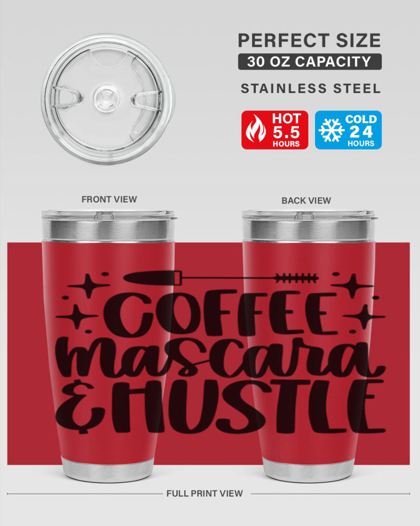 coffe mascara hustle 180#- coffee- Tumbler