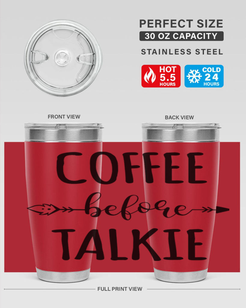 coffee before talkie 248#- coffee- Tumbler