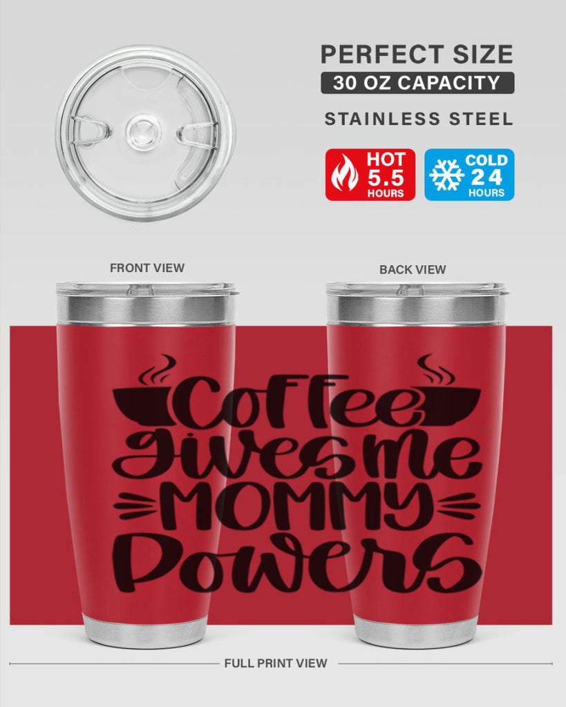 coffee gives me mommy 162#- coffee- Tumbler