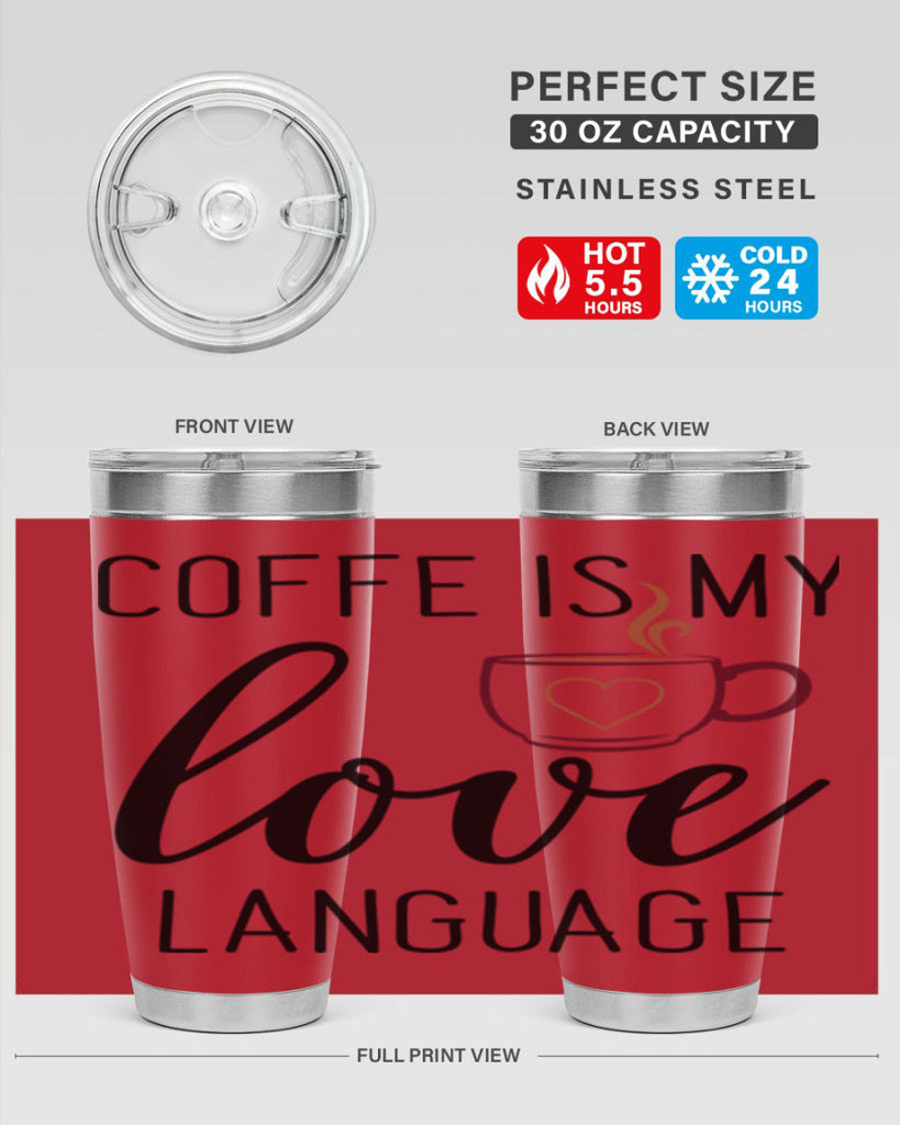 coffee language 245#- coffee- Tumbler