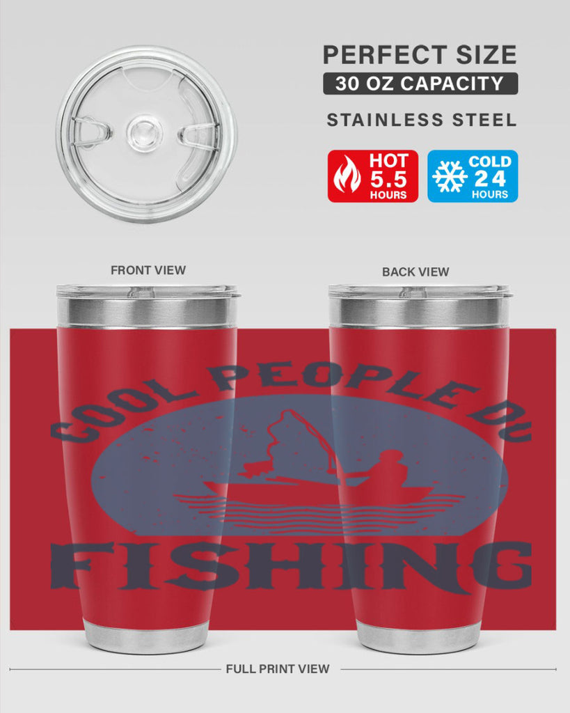 cool people do fishing 170#- fishing- Tumbler