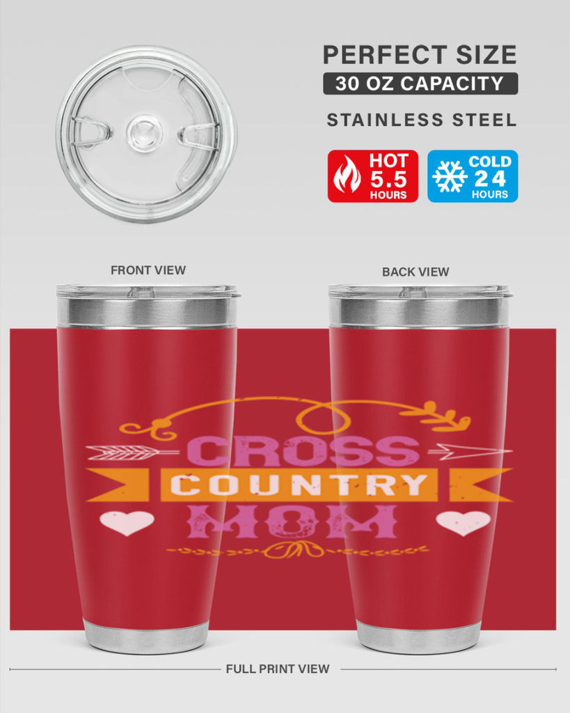 cross country mom 190#- mom- Tumbler