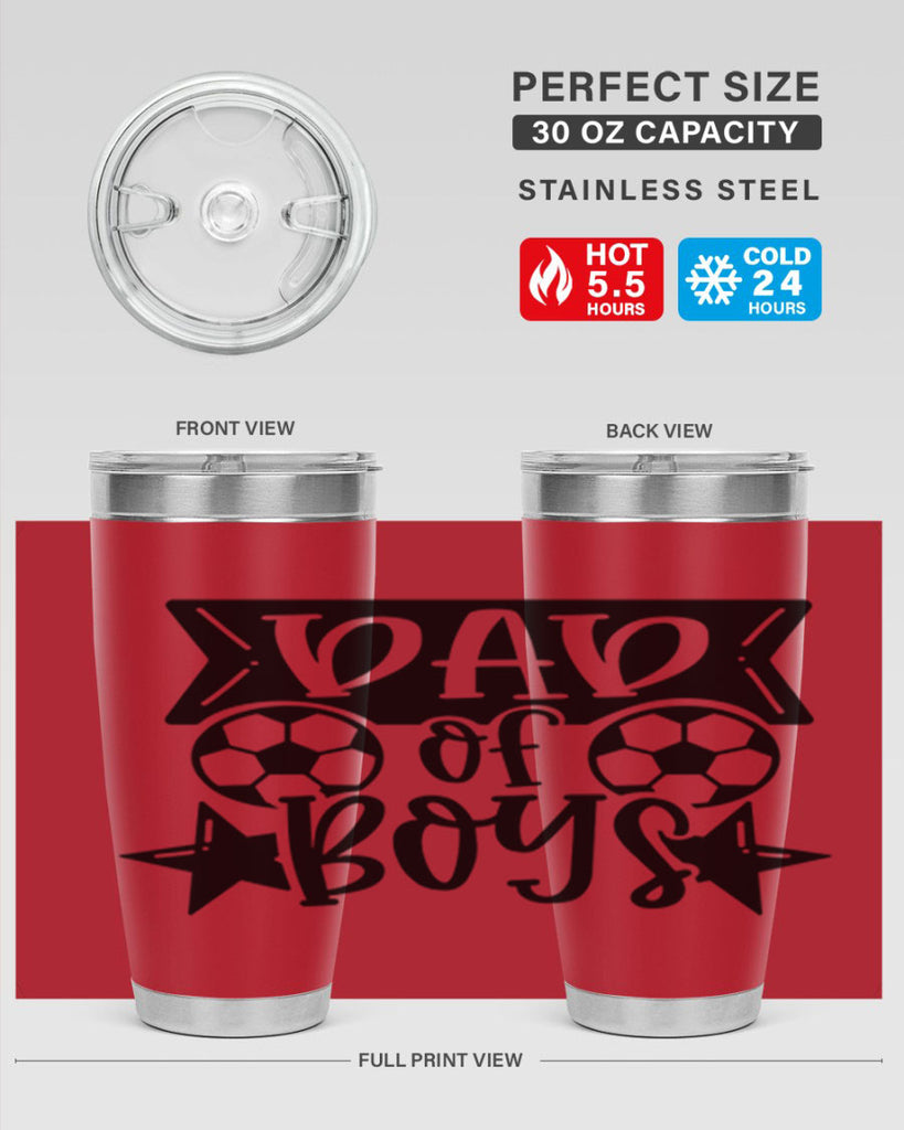 dad of boy 61#- fathers day- Tumbler