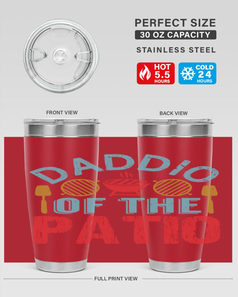 daddio of the patio 47#- bbq- Tumbler