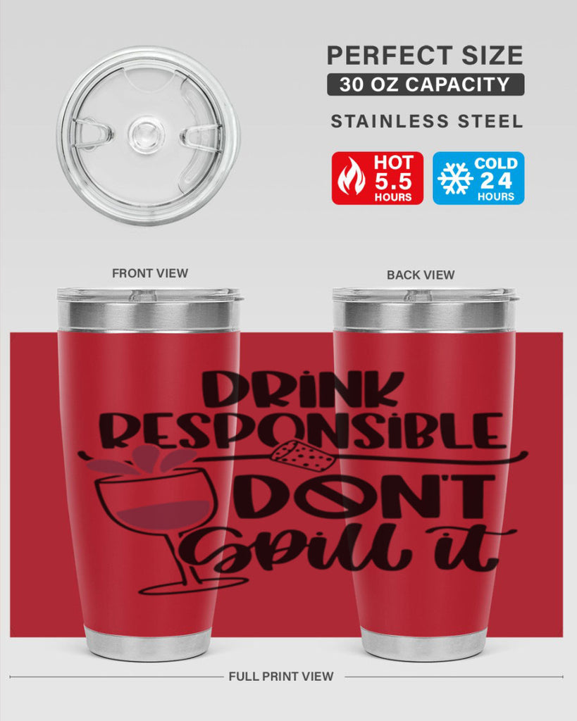 drink responsible dont 57#- wine- Tumbler