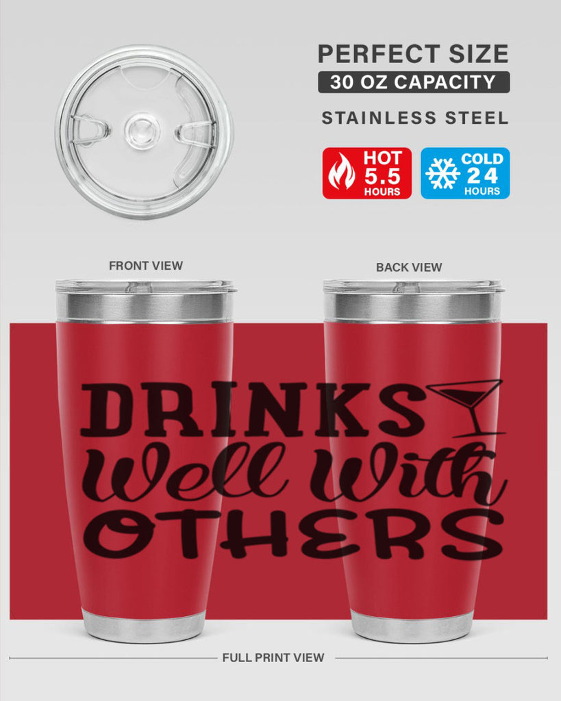 drinks well with others 128#- beer- Tumbler