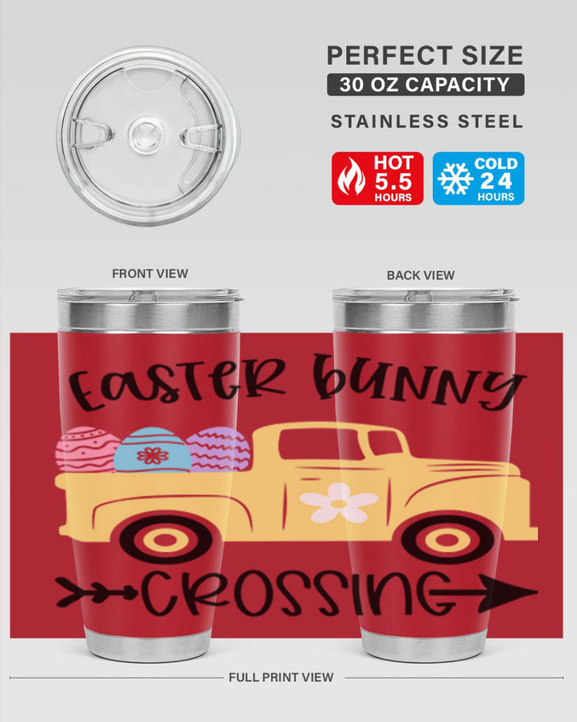 easter bunny crossing 59#- easter- Tumbler