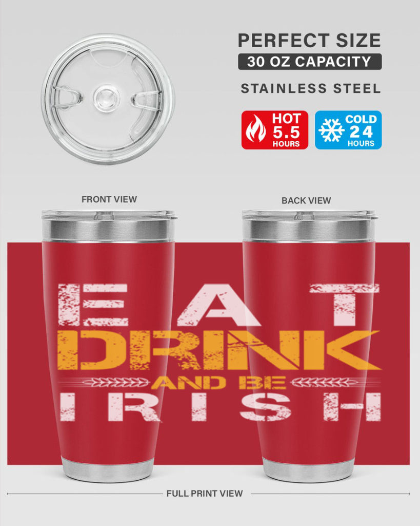 eat drink and be irish 89#- beer- Tumbler