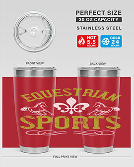 equestrian sports Style 55#- horse- Tumbler